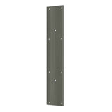 Deltana - Push Plate 20'' for 10'' Door Pull - Antique Nickel
