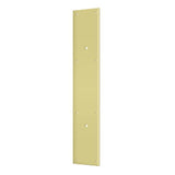 Deltana - Push Plate 20'' for 10'' Door Pull - Polished Brass