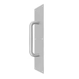 Deltana - Pull Plate with Handle 4'' x 16'' S/S - Brushed Stainless