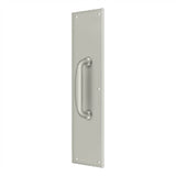 Deltana - Push Plate w/ Handle 3-1/2'' x 15 '' - Handle 5-1/4'' - Brushed Nickel