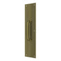 Deltana - Push Plate w/ Handle 3-1/2'' x 15 '' - Handle 5-1/4'' - Antique Brass