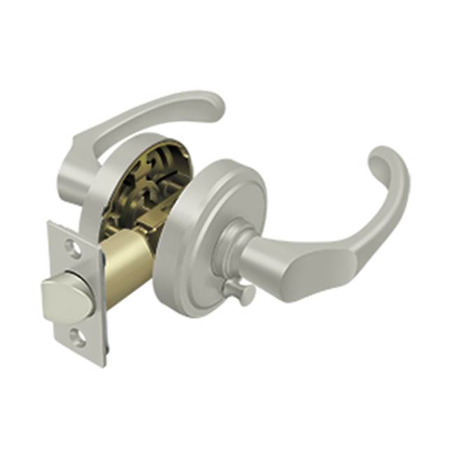 Deltana - Chapelton Lever Privacy, Left Hand - Brushed Nickel