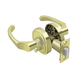 Deltana - Chapelton Lever Privacy, Right Hand - Polished Brass