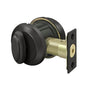 Deltana - Solid Brass Port Royal Deadbolt Lock Grade 2 - Oil-rubbed Bronze