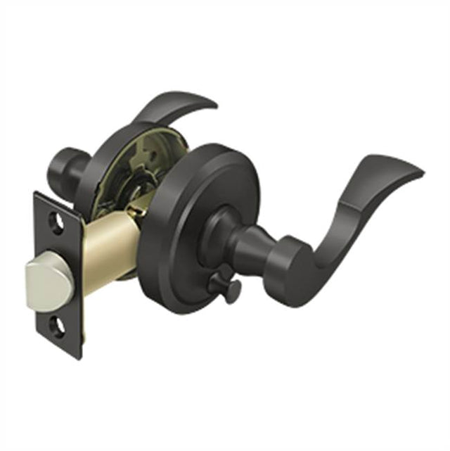 Deltana - Lacovia Lever Privacy, Left Hand - Oil-rubbed Bronze