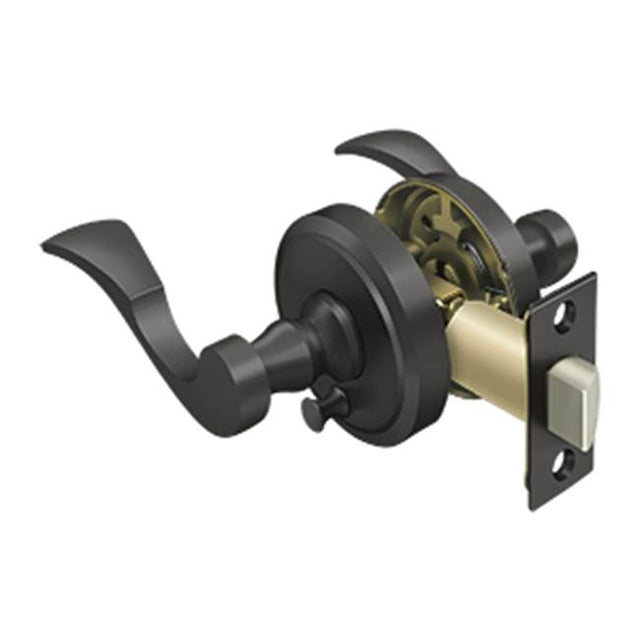 Deltana - Lacovia Lever Privacy, Right Hand - Oil-rubbed Bronze