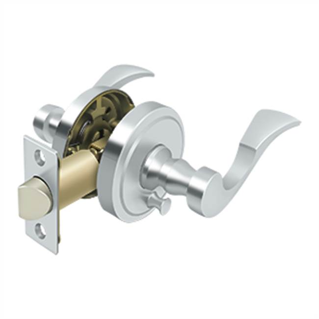 Deltana - Lacovia Lever Privacy, Left Hand - Polished Chrome