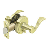 Deltana - Lacovia Lever Privacy, Left Hand - Polished Brass