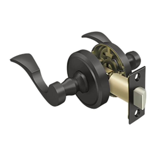 Deltana - Lacovia Lever Passage, Universal Handing - Oil-rubbed Bronze