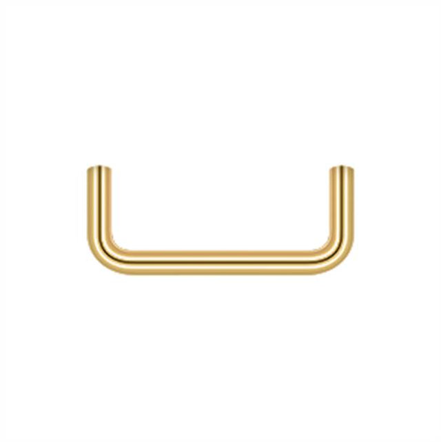 Deltana - Wire Pull, 3'' - PVD Polished Brass