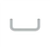 Deltana - Wire Pull, 3'' - Polished Chrome