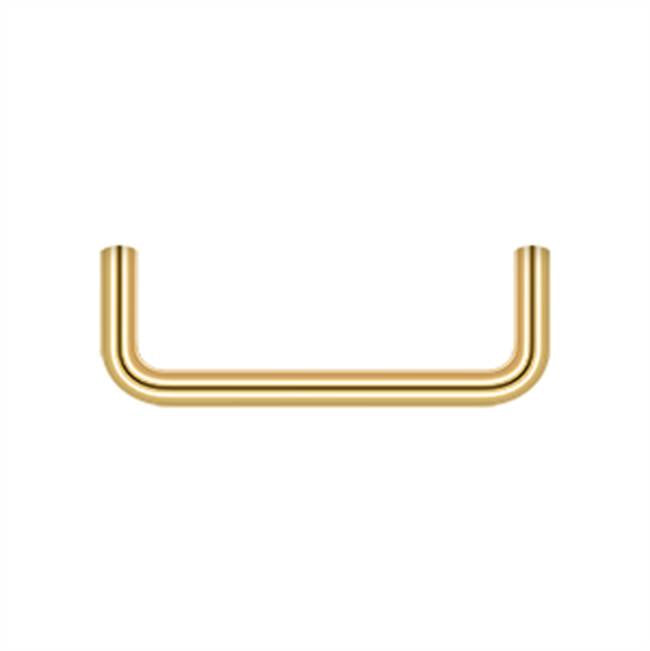 Deltana - Wire Pull, 3-1/2'' - PVD Polished Brass