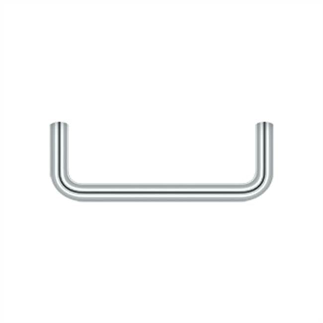 Deltana - Wire Pull, 3-1/2'' - Polished Chrome