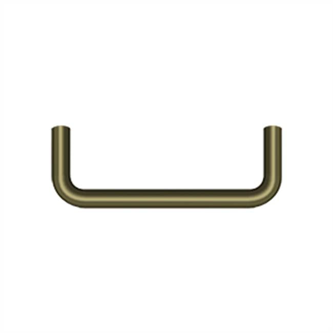 Deltana - Wire Pull, 3-1/2'' - Antique Brass