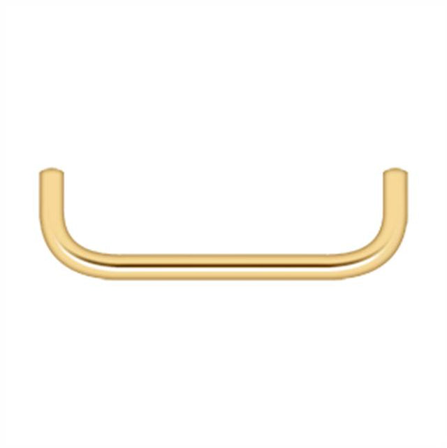Deltana - Wire Pull, 4'' - PVD Polished Brass