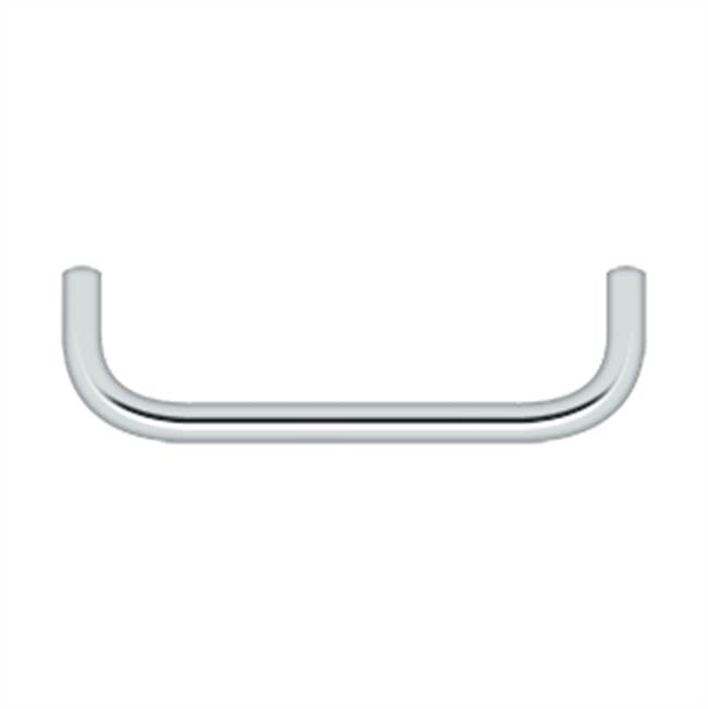 Deltana - Wire Pull, 4'' - Polished Chrome