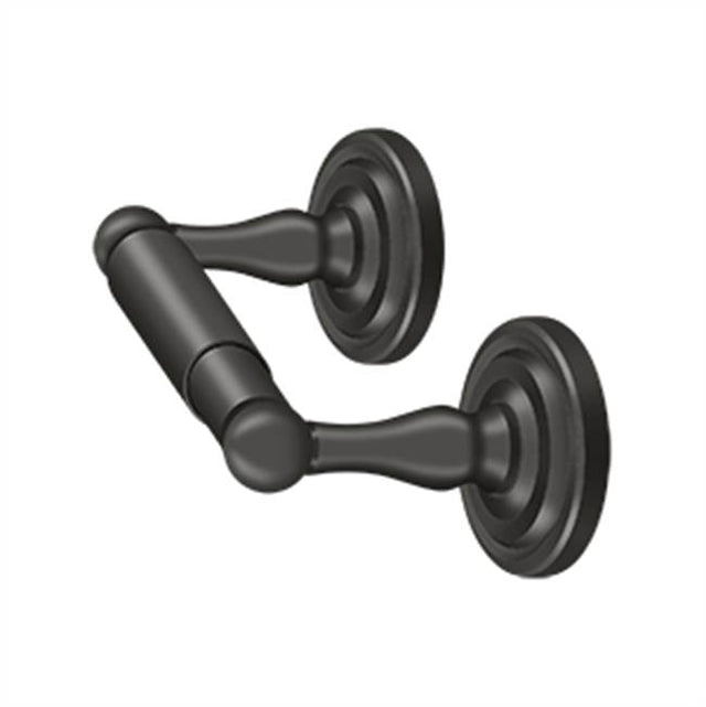 Deltana - Toilet Paper Holder, Double Post, R-Series - Oil-rubbed Bronze