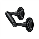 Deltana - Toilet Paper Holder, Double Post, R-Series - Paint Black