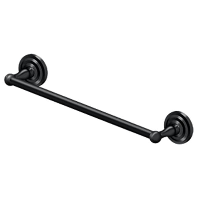 Deltana - 18'' Towel Bar, R-Series - Paint Black