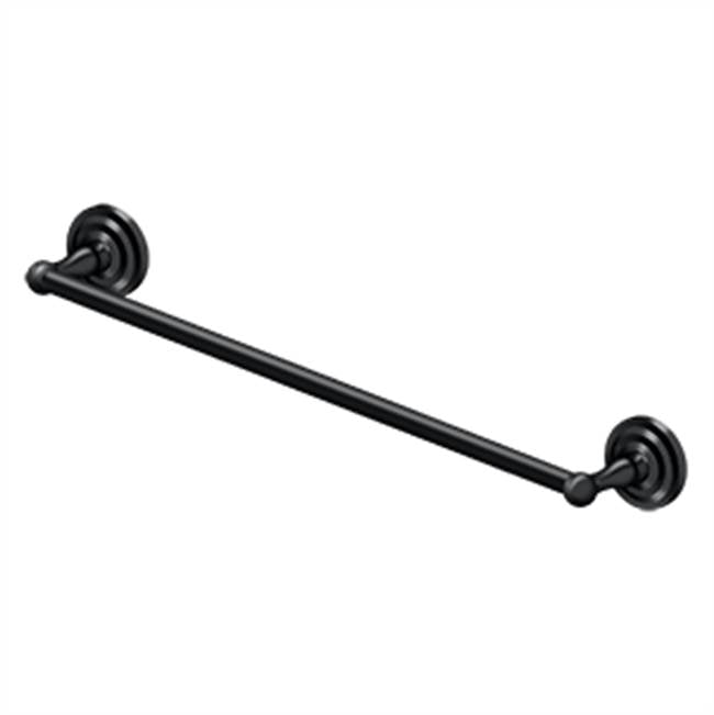 Deltana - 24'' Towel Bar, R-Series - Paint Black