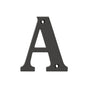 Deltana - 4'' Residential Letter A - Oil-rubbed Bronze