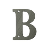 Deltana - 4'' Residential Letter B - Antique Nickel