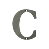 Deltana - 4'' Residential Letter C - Antique Nickel