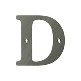 Deltana - 4'' Residential Letter D - Antique Nickel