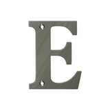 Deltana - 4'' Residential Letter E - Antique Nickel