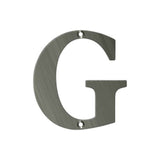 Deltana - 4'' Residential Letter G - Antique Nickel