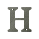 Deltana - 4'' Residential Letter H - Antique Nickel