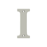 Deltana - 4'' Residential Letter I - Brushed Nickel