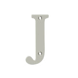 Deltana - 4'' Residential Letter J - Brushed Nickel