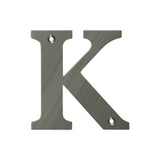 Deltana - 4'' Residential Letter K - Antique Nickel