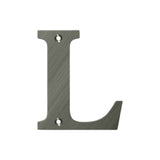 Deltana - 4'' Residential Letter L - Antique Nickel