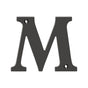Deltana - 4'' Residential Letter M - Oil-rubbed Bronze
