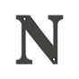 Deltana - 4'' Residential Letter N - Oil-rubbed Bronze