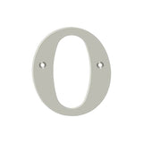 Deltana - 4'' Residential Letter O - Brushed Nickel