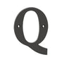 Deltana - 4'' Residential Letter Q - Oil-rubbed Bronze