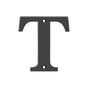 Deltana - 4'' Residential Letter T - Oil-rubbed Bronze