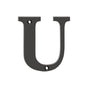 Deltana - 4'' Residential Letter U - Oil-rubbed Bronze