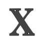 Deltana - 4'' Residential Letter X - Oil-rubbed Bronze