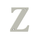 Deltana - 4'' Residential Letter Z - Brushed Nickel