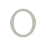 Deltana - 4'' Numbers, Solid Brass - Brushed Nickel