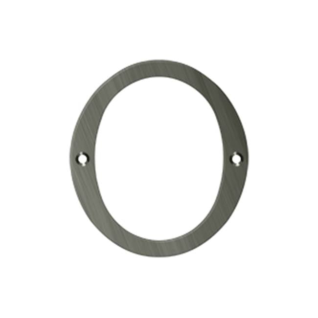 Deltana - 4'' Numbers, Solid Brass - Antique Nickel