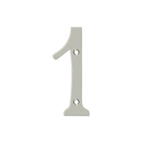 Deltana - 4'' Numbers, Solid Brass - Brushed Nickel