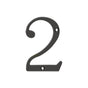 Deltana - 4'' Numbers, Solid Brass - Oil-rubbed Bronze
