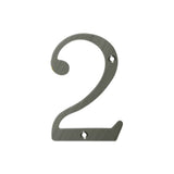 Deltana - 4'' Numbers, Solid Brass - Antique Nickel