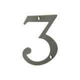 Deltana - 4'' Numbers, Solid Brass - Antique Nickel