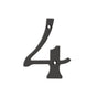 Deltana - 4'' Numbers, Solid Brass - Oil-rubbed Bronze